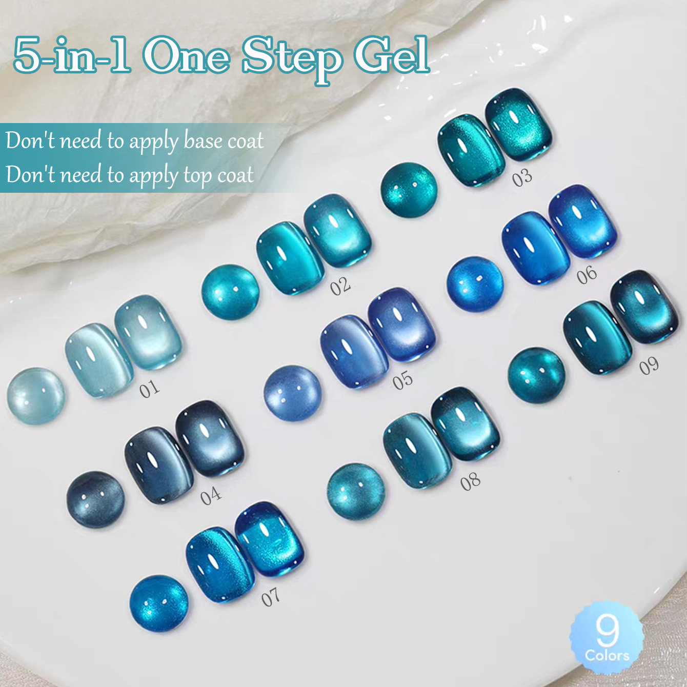 Nail Art One Stroke - WS 5 em 1 Nova Série