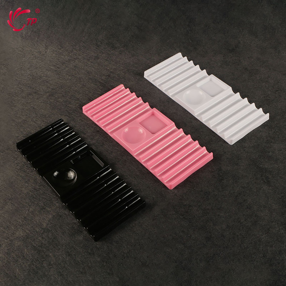 Nail Fan Brush - Suporte Duplo de Plástico TP para
