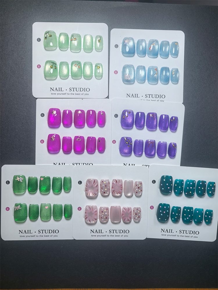 Nail Art Eye Cat - Unhas Postiças Olho de Gato 10