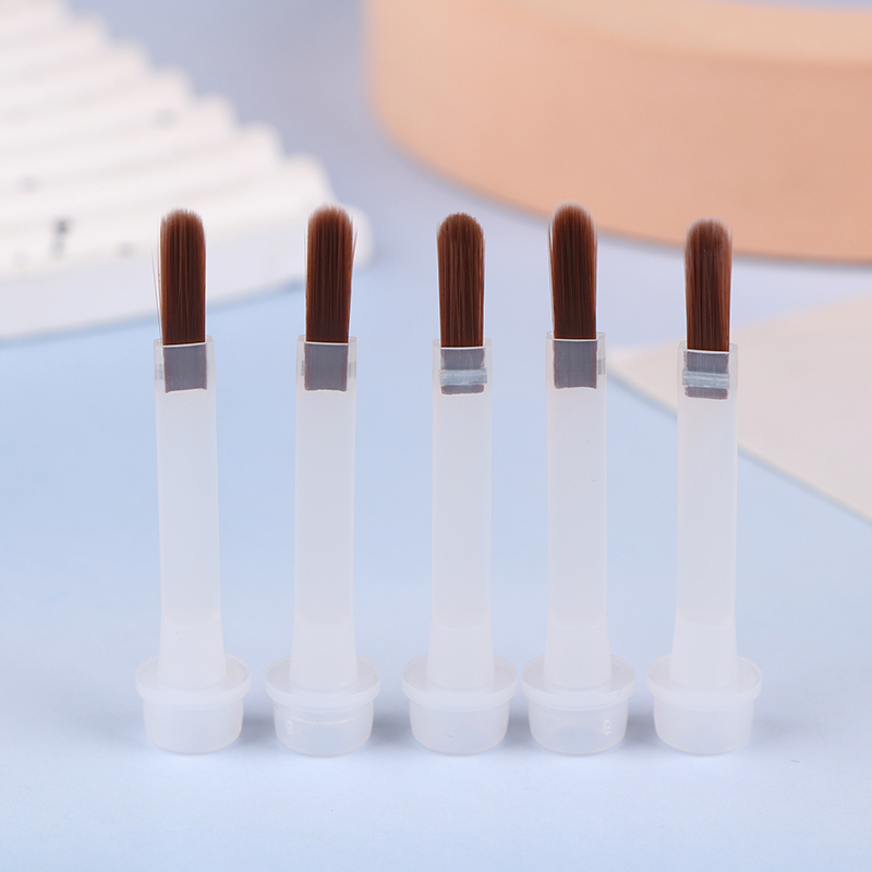 Nail Fan Brush - 5/10/20 pçs escova de esmalte descartável