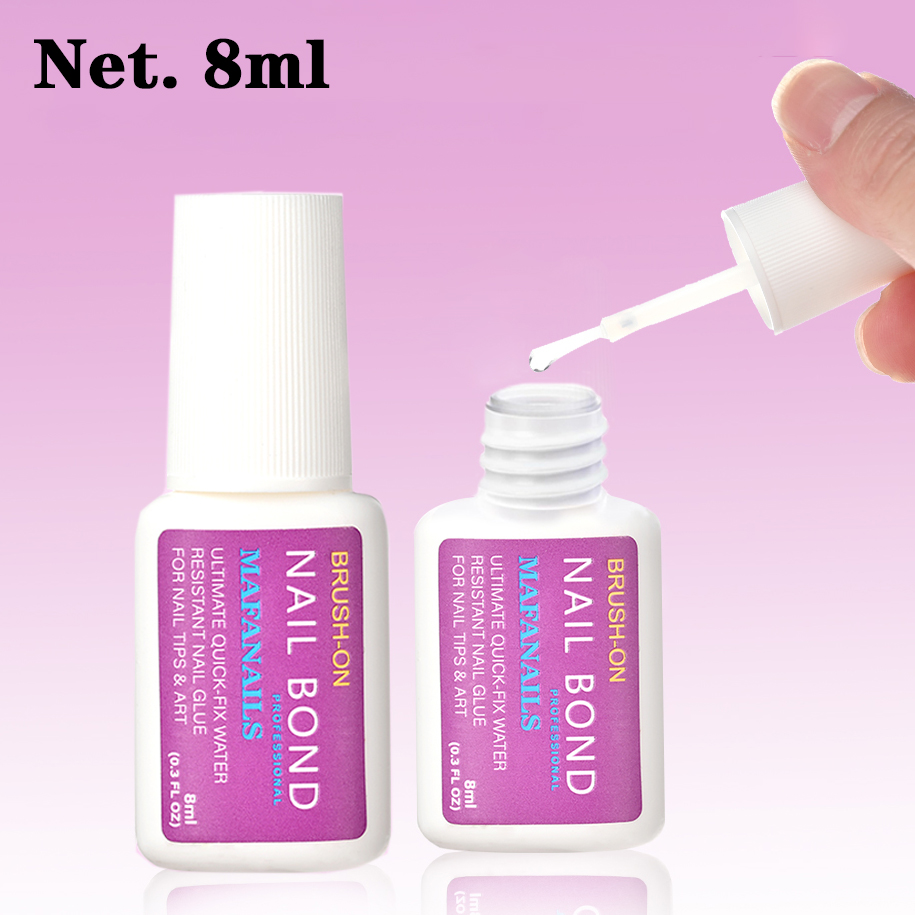 Nail Fan Brush - 8ml escova-em cola de unhas de