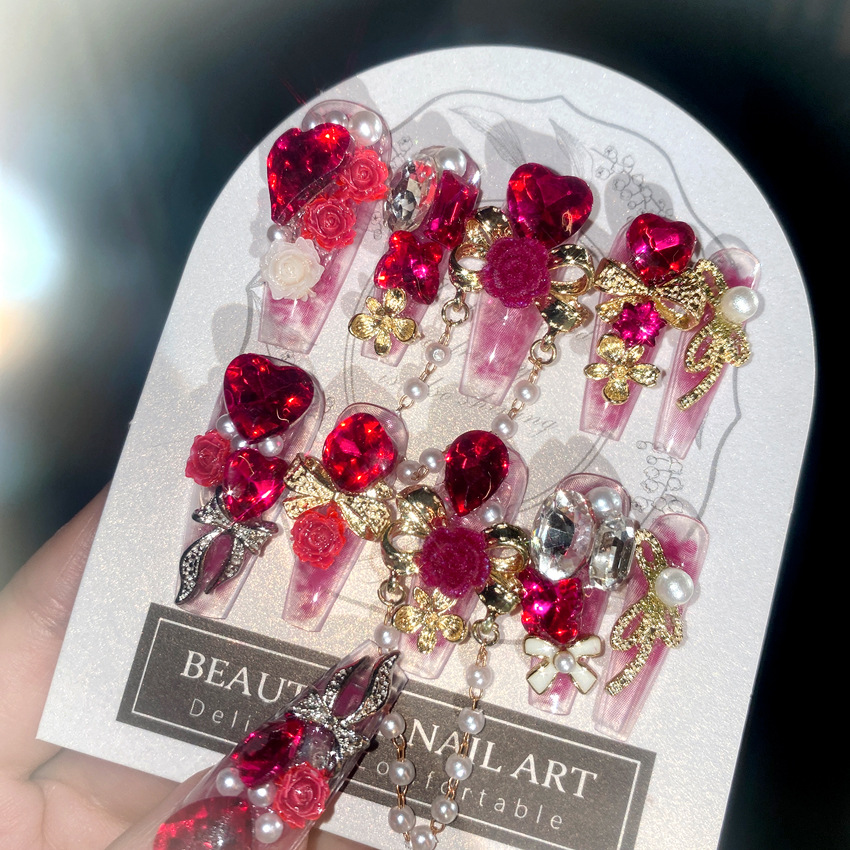 Nail Art Wedding - 24 pçs ano novo imprensa de