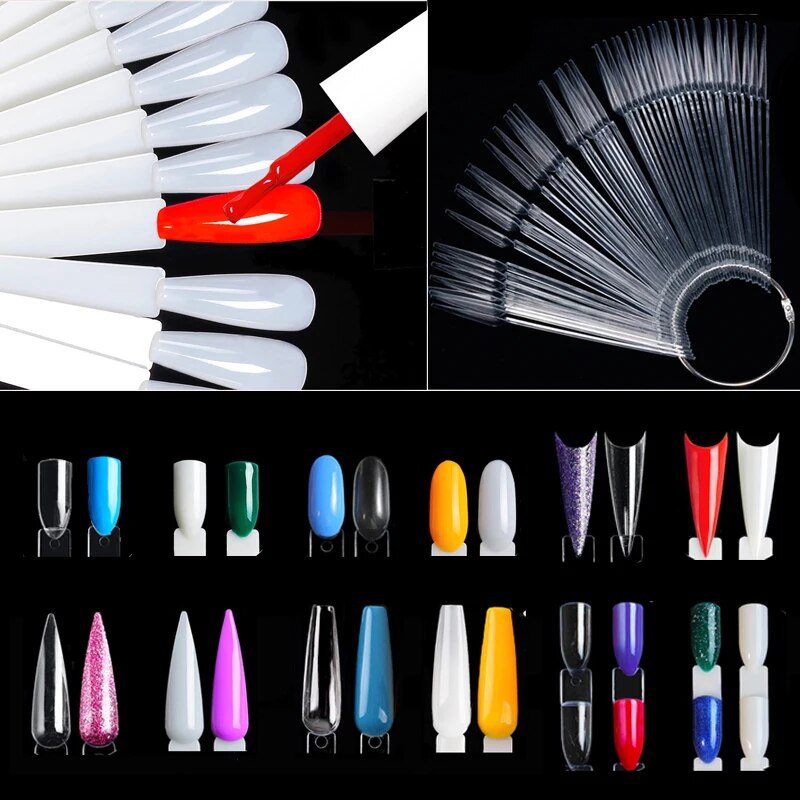 Nail Art Rame - Bastões de exibição de unhas, cores
