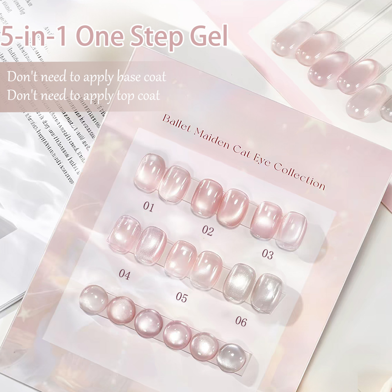 SHAKA 1-6 peças Gel Transparen - Nail Art One Stroke avaliação e preço