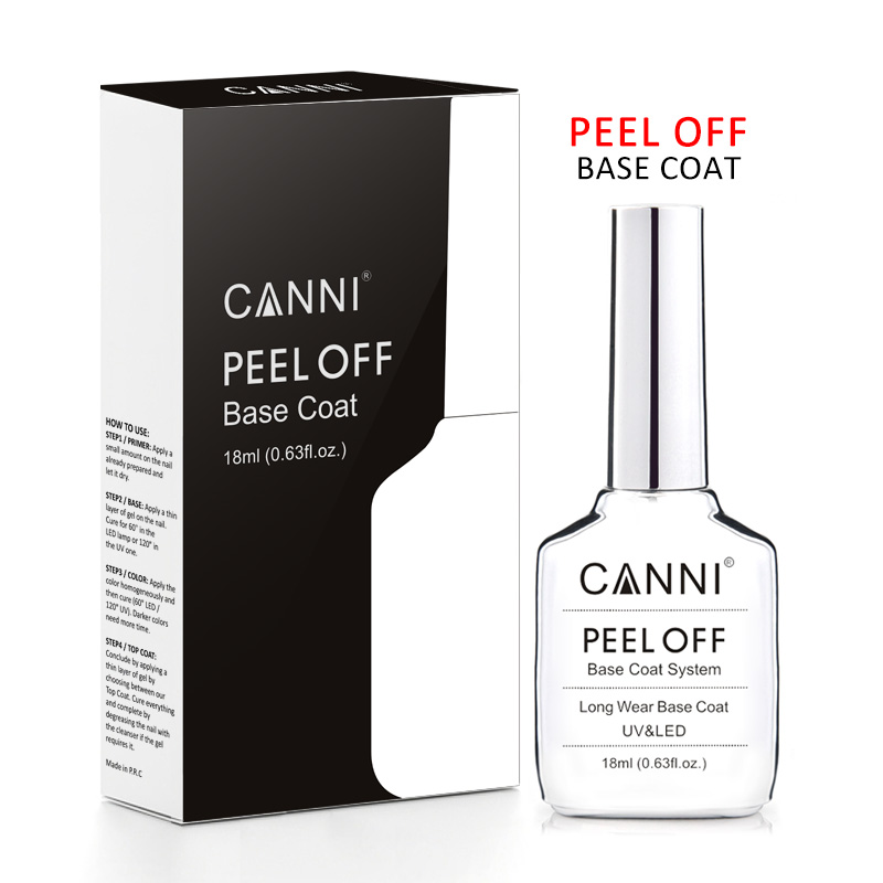 CANNI 18ml Kit de Base Peel Of - Peel Off Base Coat avaliação e preço