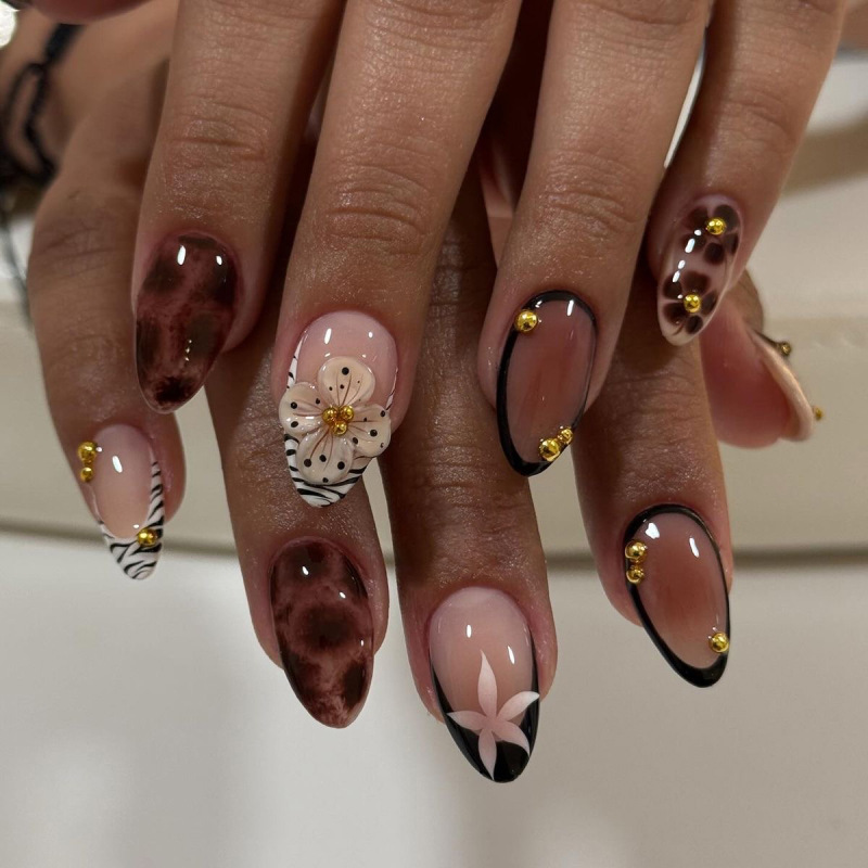 24 Unidades de Unhas Postiças  - Nail Art Zebra avaliação e preço