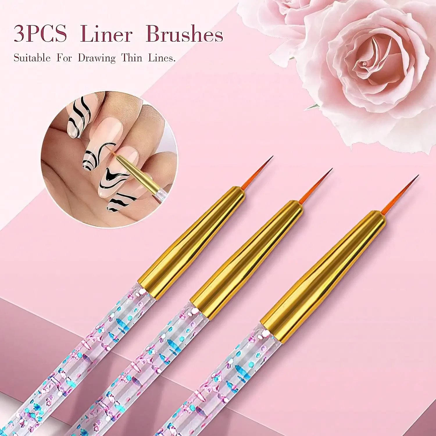 Conjunto de 31 Pincéis Profiss - Nail Art Rame avaliação e preço