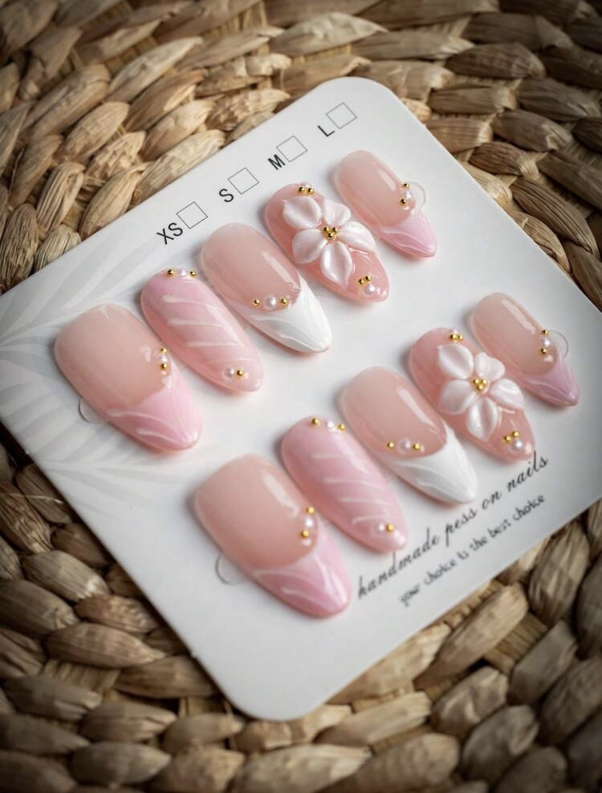 10 Unidades de Unhas Postiças  - Nail Art Wedding avaliação e preço