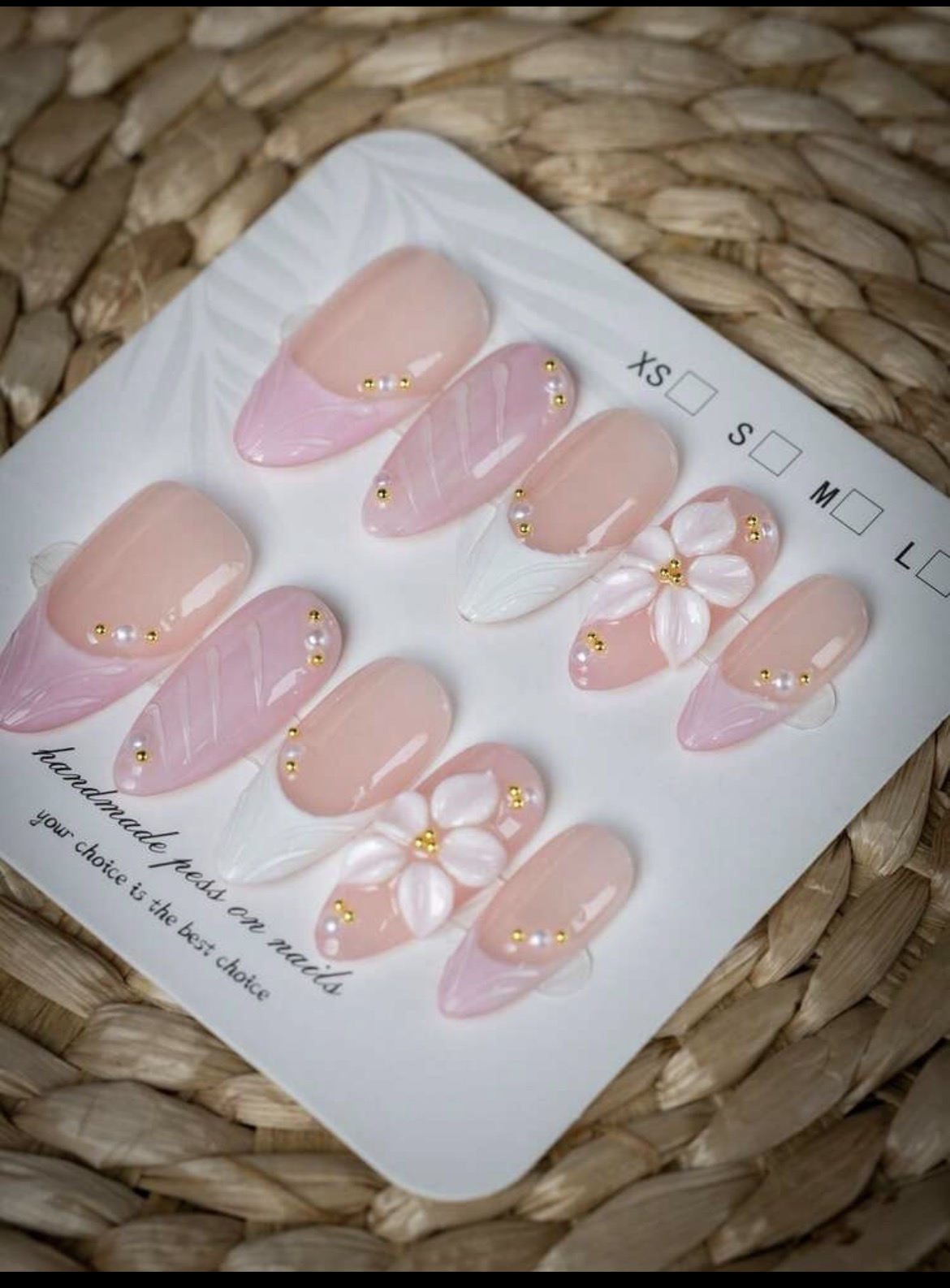 10 Unidades de Unhas Postiças  - Nail Art Wedding avaliação e preço
