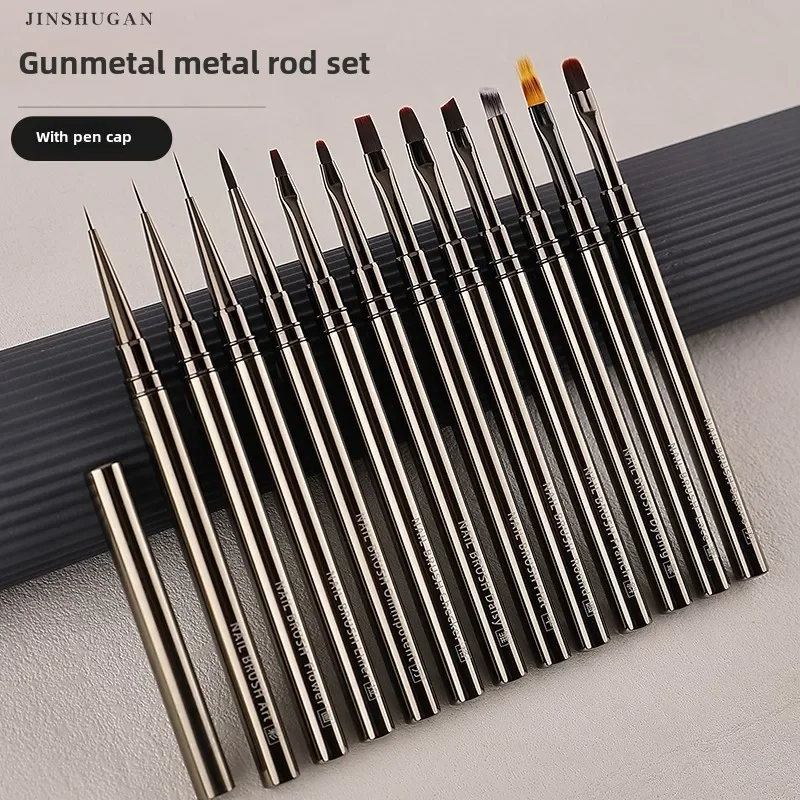 Novo produto 12 pçs conjunto d - Nail Fan Brush avaliação e preço