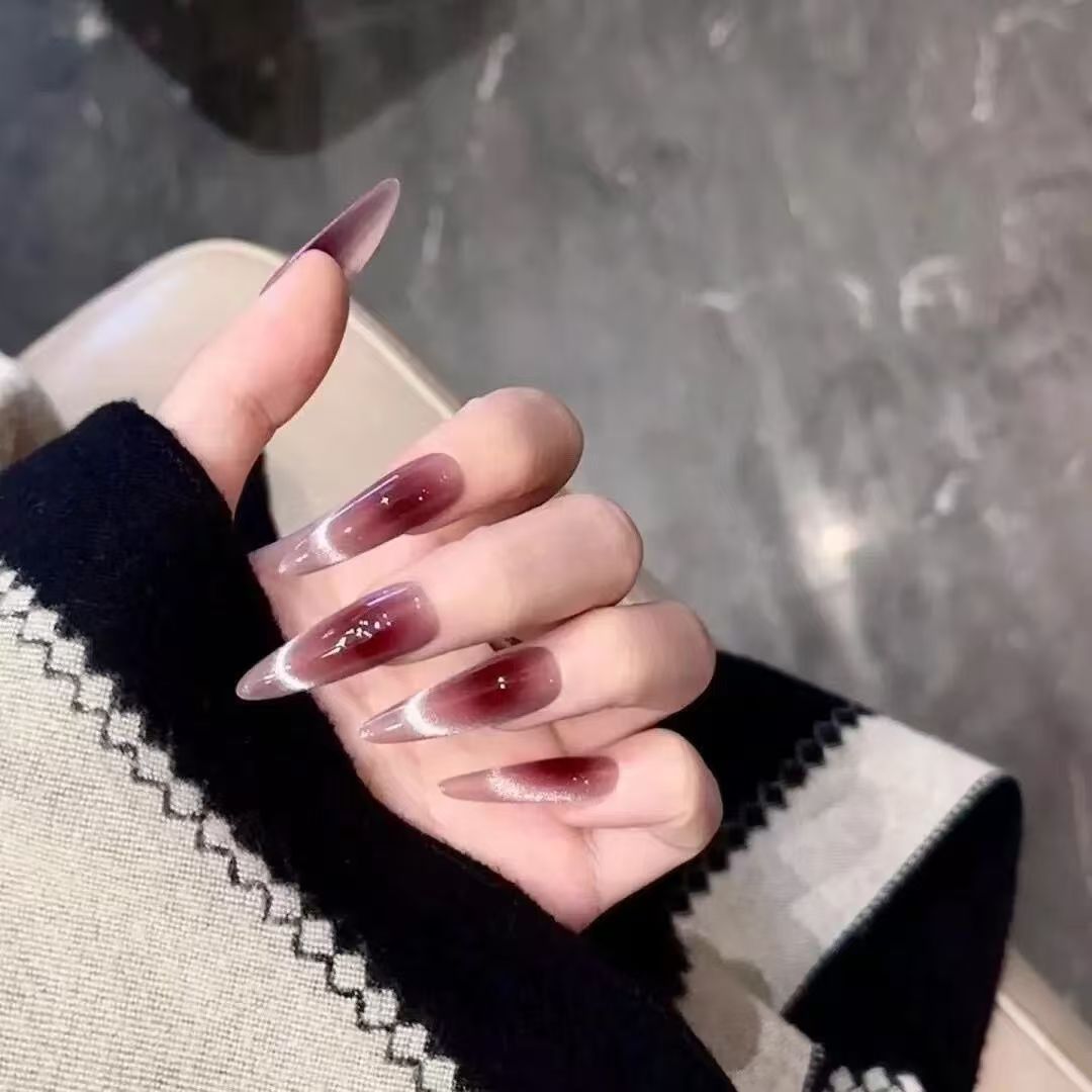 10 peças de unhas postiças lon - Nail Art Xs avaliação e preço