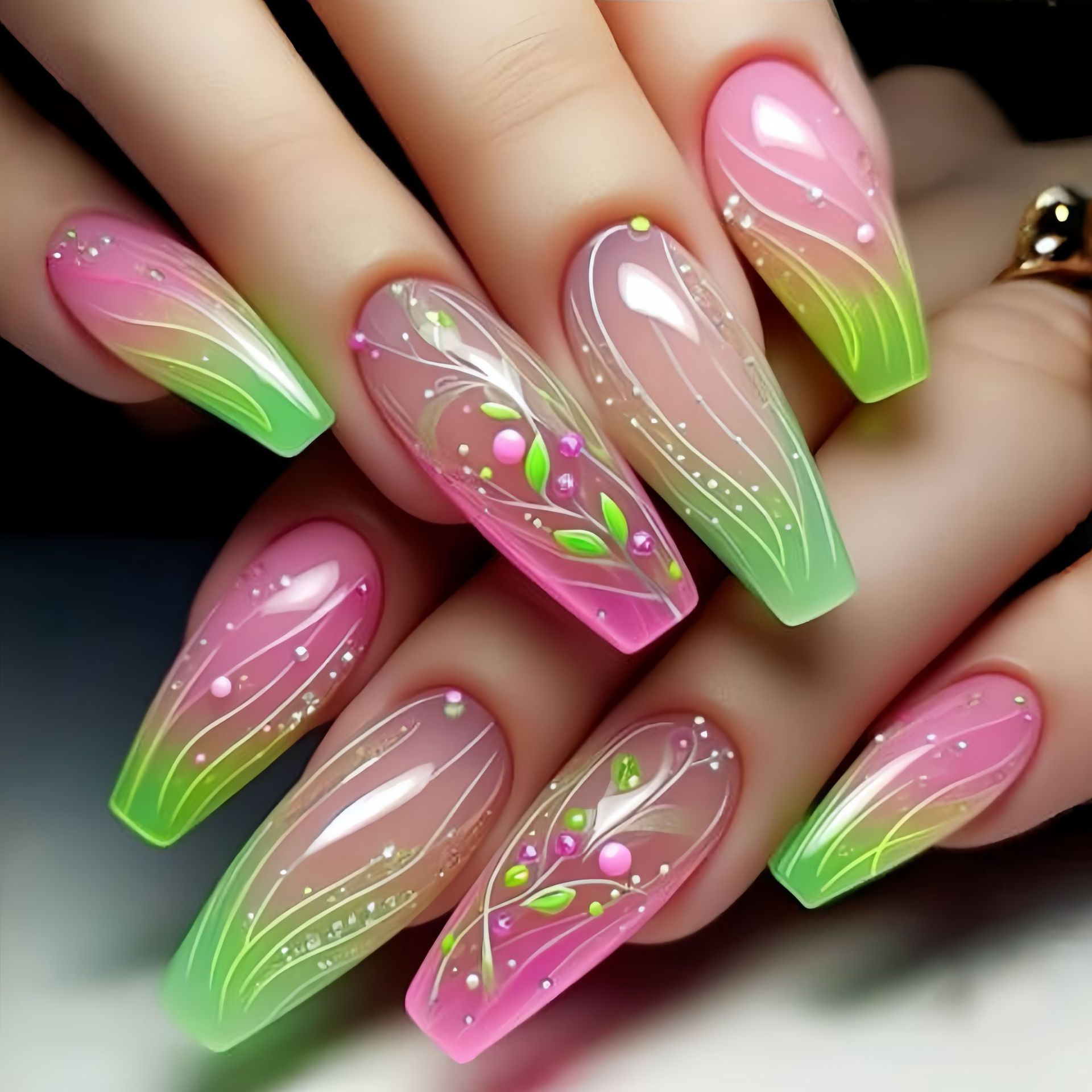 Unhas falsas curtas, médias e  - Nail Art Wedding avaliação e preço