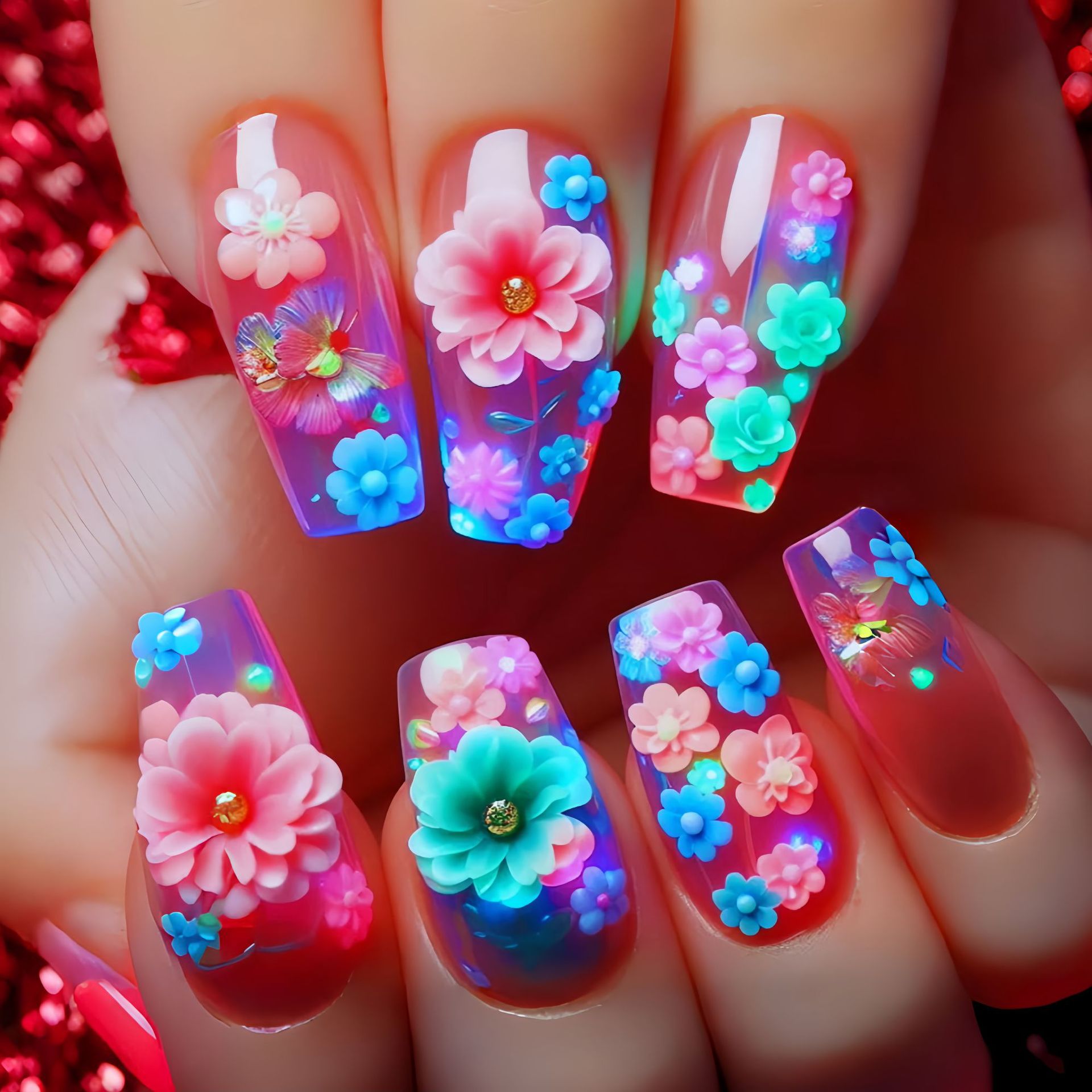Unhas falsas curtas, médias e  - Nail Art Wedding avaliação e preço