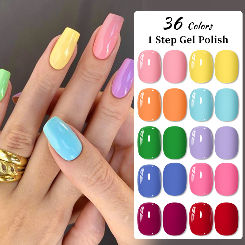 1 passo gel polonês 3 em 1 gel - Nail Art One Stroke avaliação e preço