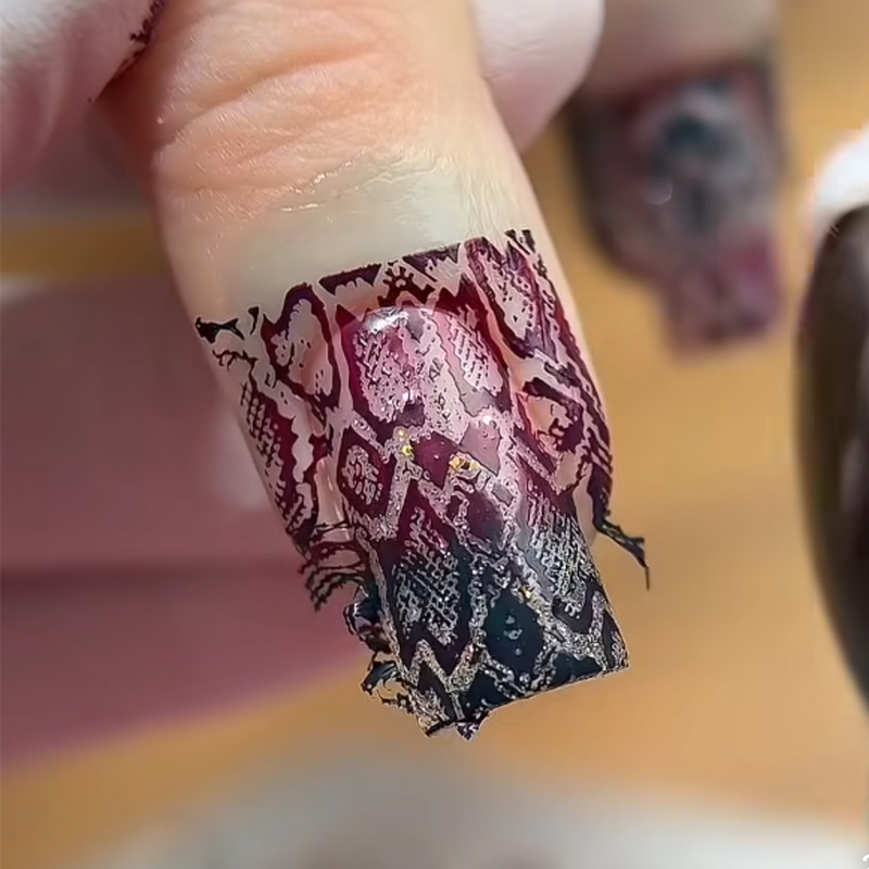 Imagem animal cobra leopardo c - Nail Art Zebra avaliação e preço