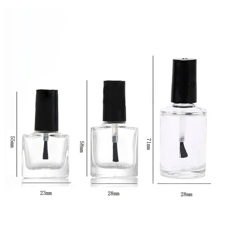 5 pçs 5ml/10ml/15ml vazio mini - Nail Fan Brush avaliação e preço
