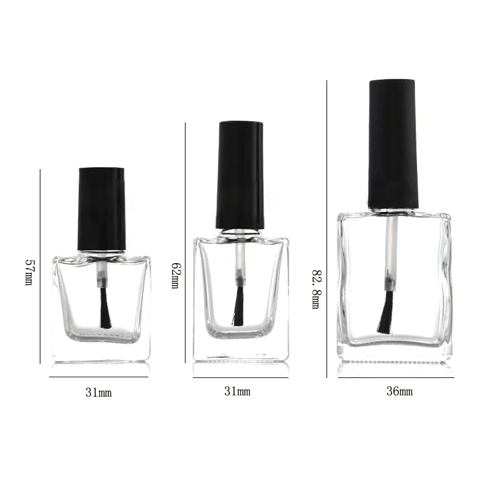 5 pçs 5ml/10ml/15ml vazio mini - Nail Fan Brush avaliação e preço