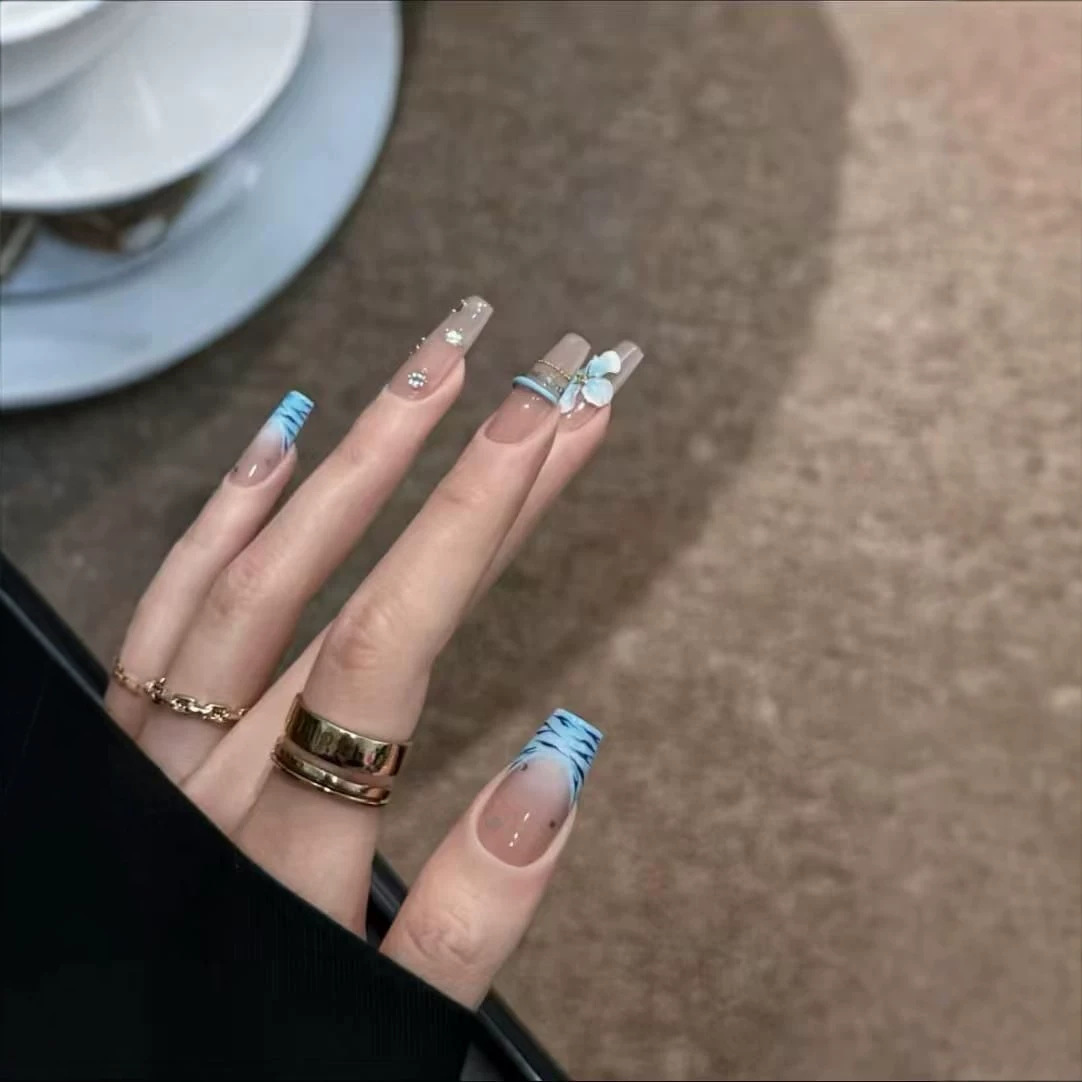 10 Unidades de Unhas Postiças  - Nail Art Zebra avaliação e preço