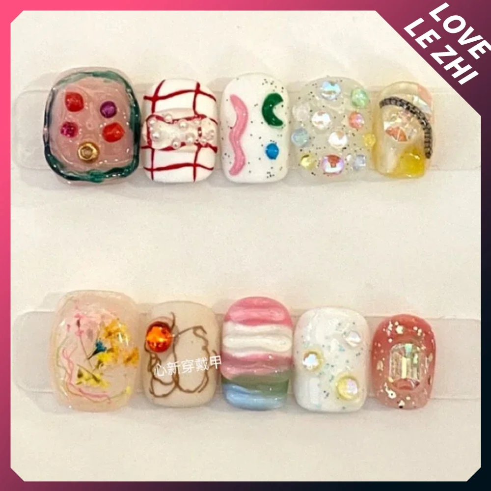 10 pçs diy criatividade engraç - Nail Art Xs avaliação e preço
