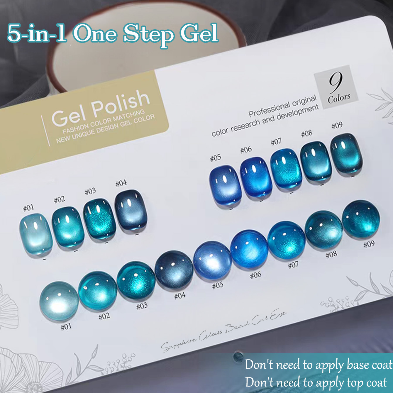 WS 5 em 1 Nova Série Safira Az - Nail Art One Stroke avaliação e preço