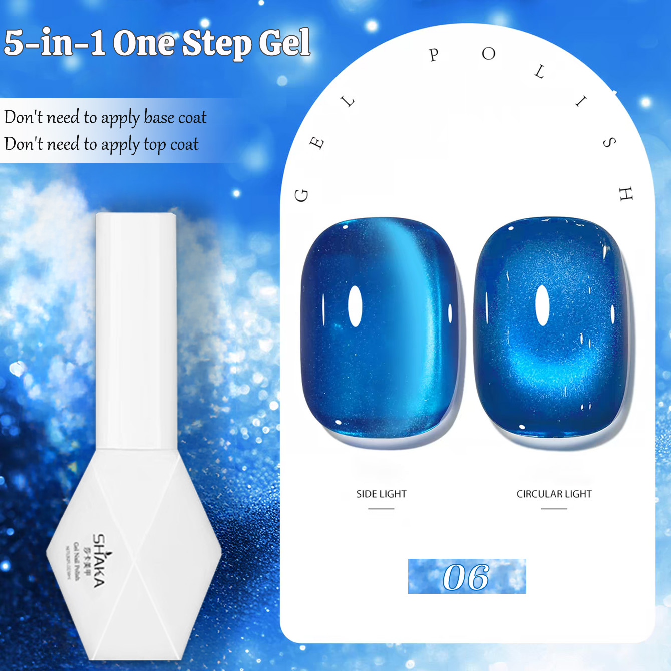 WS 5 em 1 Nova Série Safira Az - Nail Art One Stroke avaliação e preço