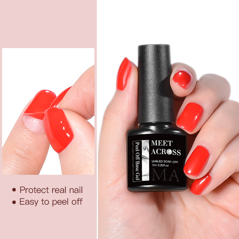 MEET ACROSS 7ml Peel Off Gel B - Peel Off Base Coat avaliação e preço