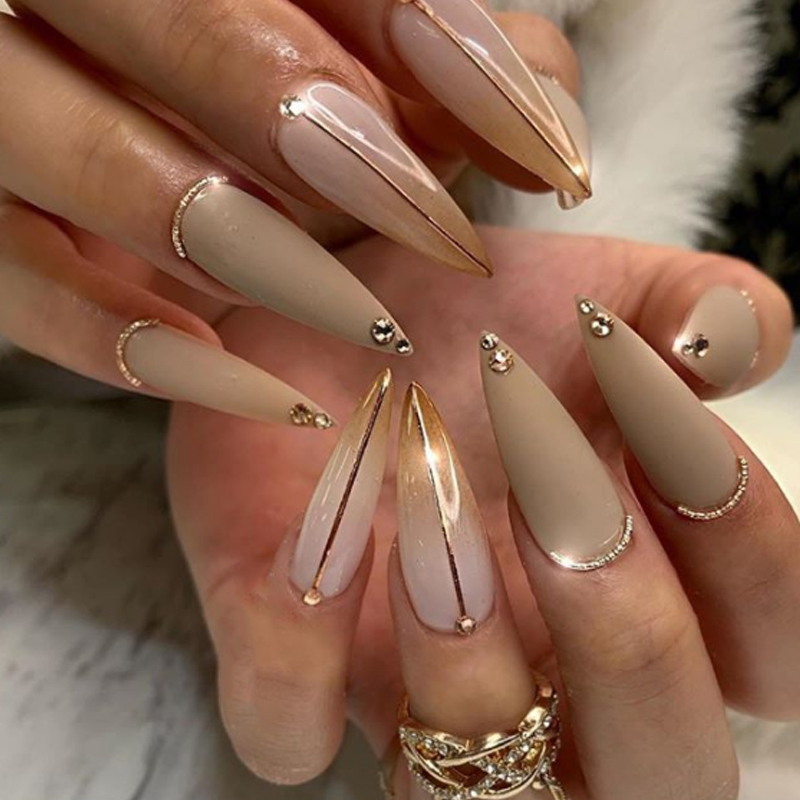 500 pçs/lote longo amêndoa cla - Nail Art Xs avaliação e preço