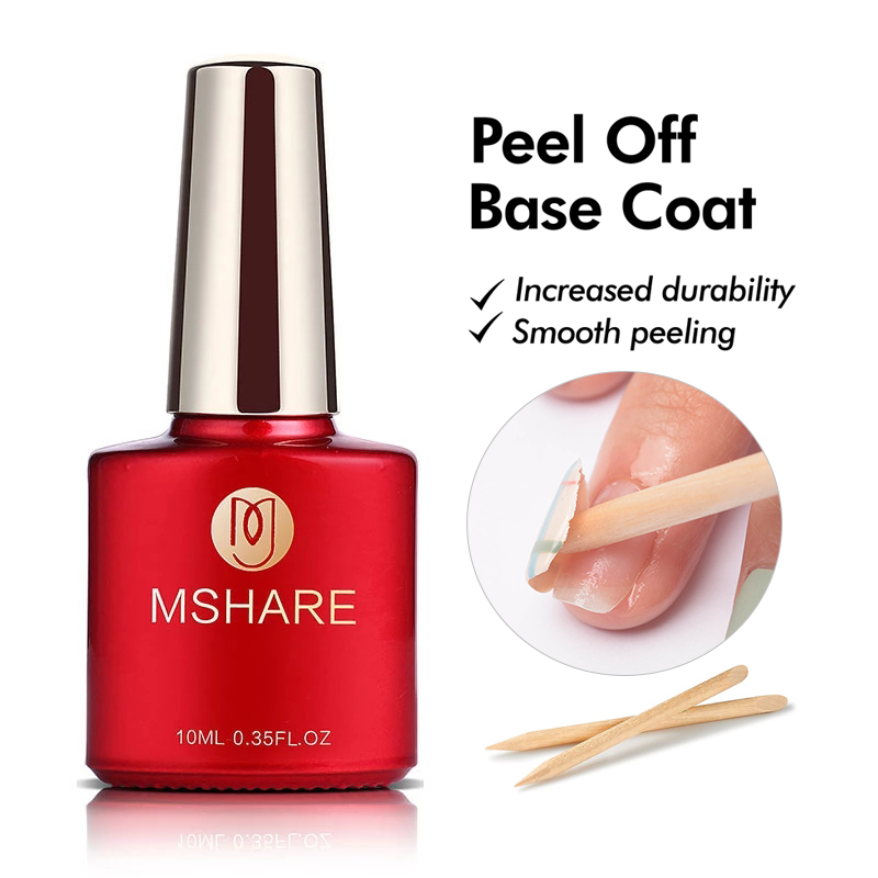 MSHARE Peel Off Base Coat Gel  - Peel Off Base Coat avaliação e preço
