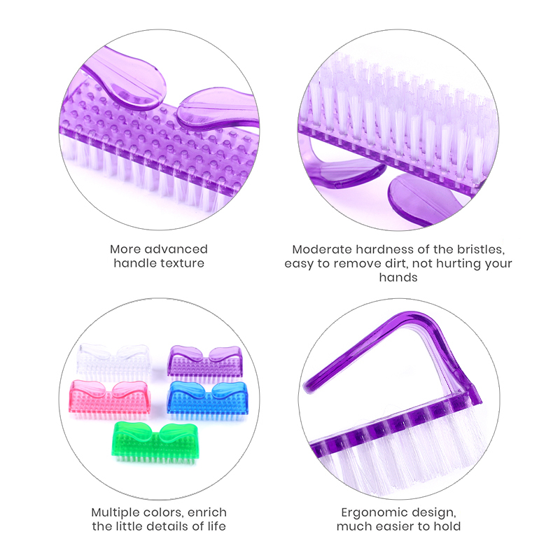 Escova de limpeza de unhas de  - Nail Fan Brush avaliação e preço
