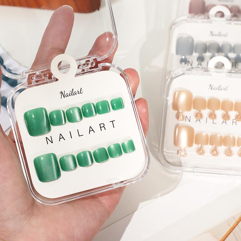 1 Caixa de Unhas Postiças Fran - Nail Art Extension Cat Eye avaliação e preço