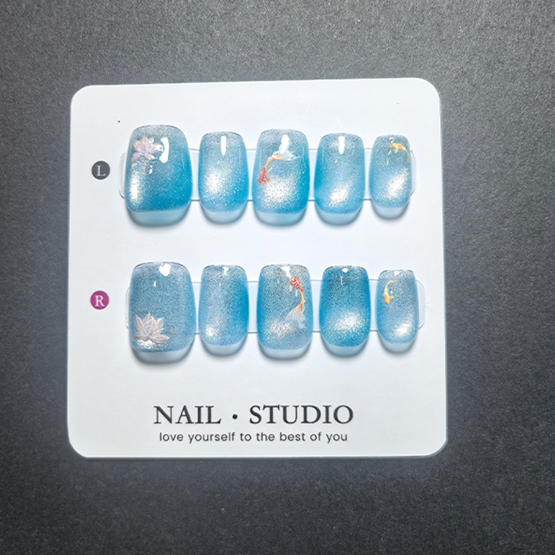 Unhas Postiças Olho de Gato 10 - Nail Art Eye Cat avaliação e preço