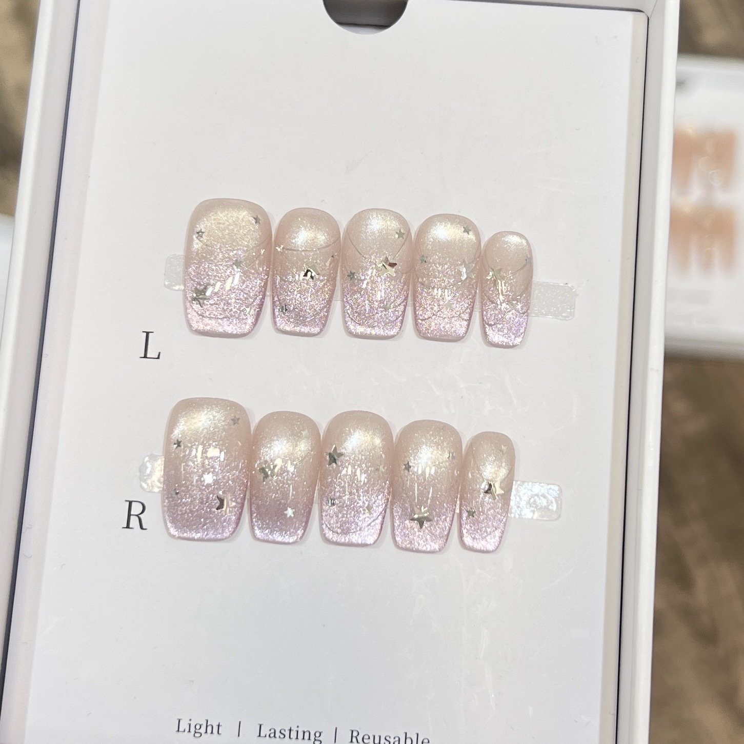 10 peças de unhas postiças cur - Nail Art Eye Cat avaliação e preço