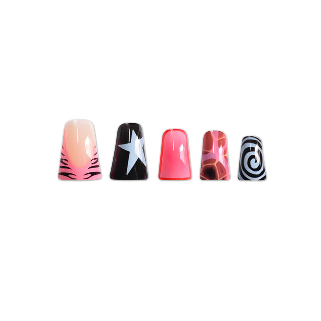 24 Unidades de Unhas Postiças  - Nail Art Zebra avaliação e preço
