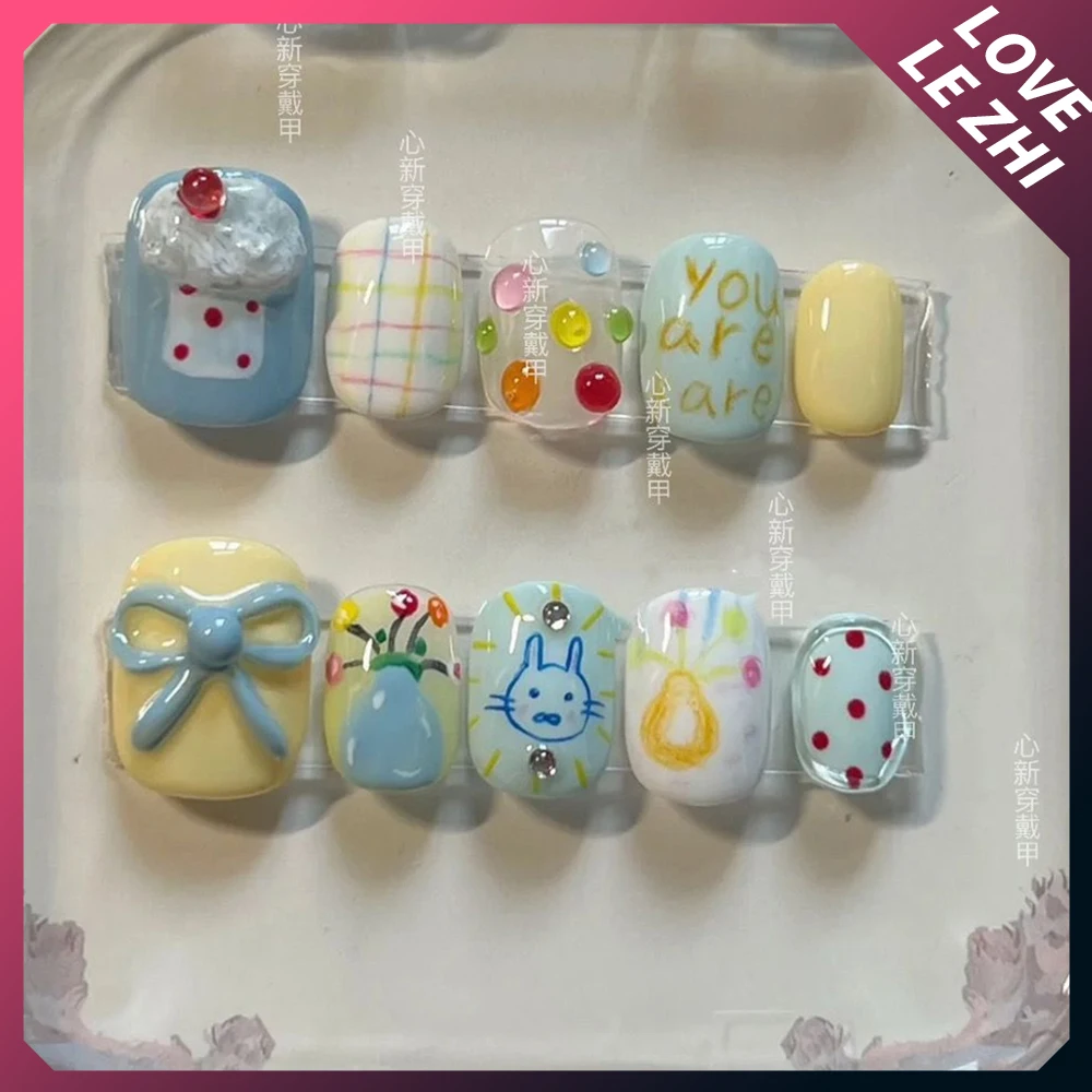 Unhas Postiças DIY Curtas e Re - Nail Art Xs avaliação e preço