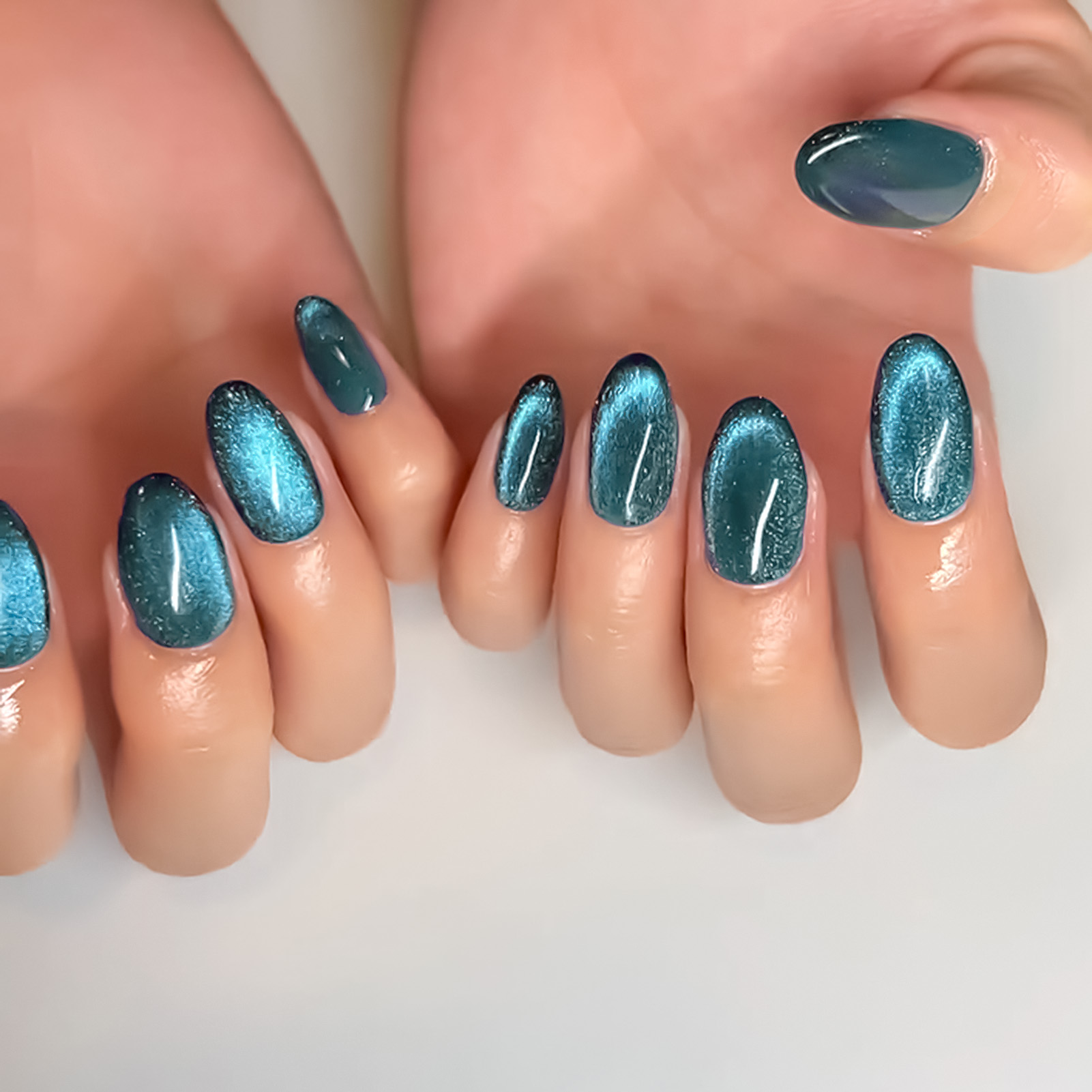 Extensão de unhas de resina co - Nail Art Extension Cat Eye avaliação e preço