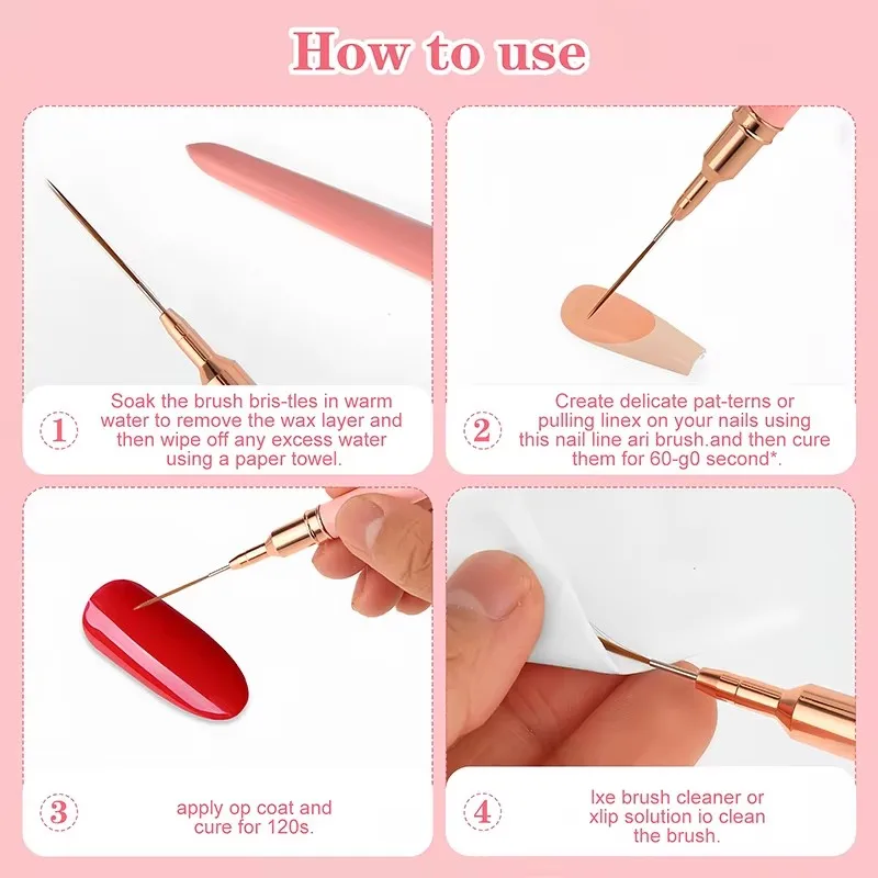 5-15 pçs pincéis de forro de a - Nail Art Rame avaliação e preço