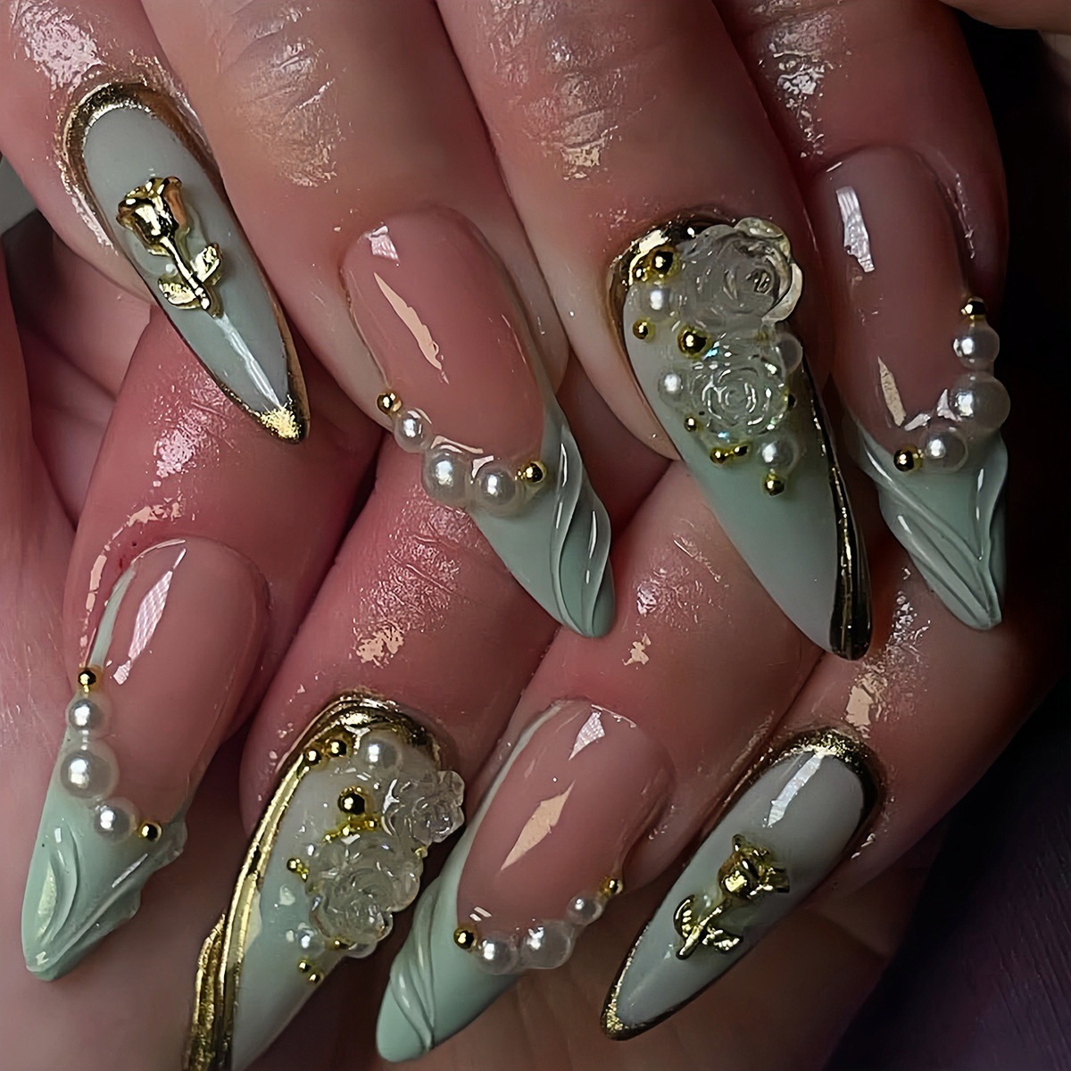24 Unidades de Unhas Postiças  - Nail Art Eye Cat avaliação e preço
