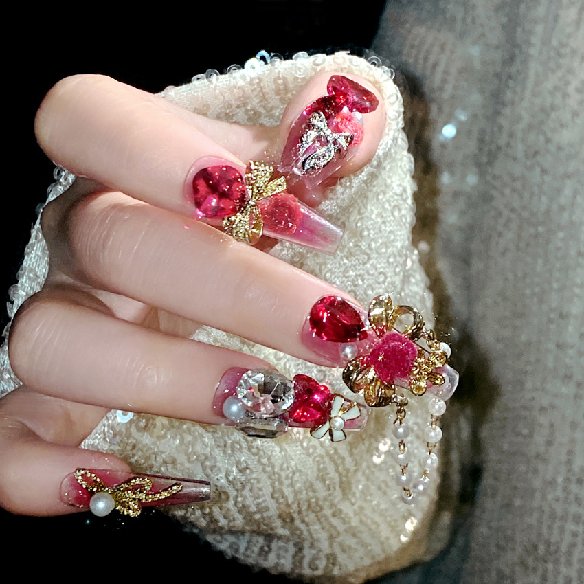 24 pçs ano novo imprensa de me - Nail Art Wedding avaliação e preço