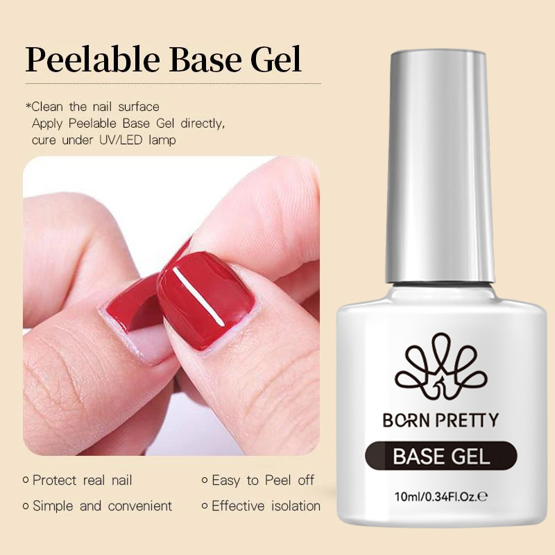 Nascido bonito descascar base  - Peel Off Base Coat avaliação e preço