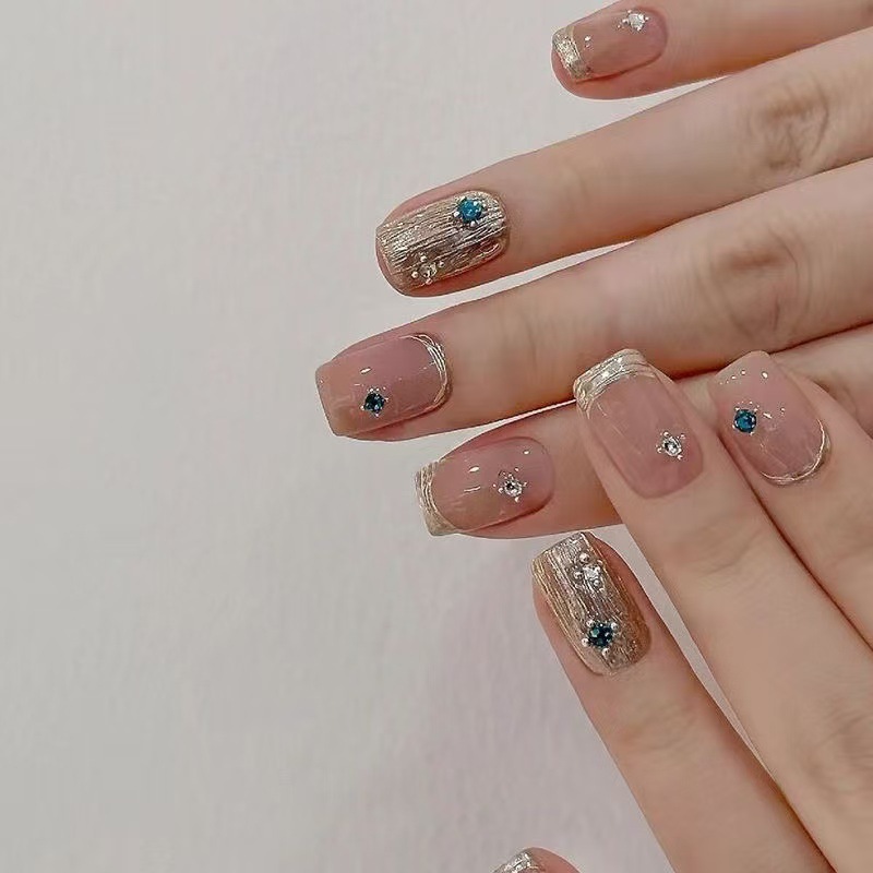 10 pçs curto quadrado francês  - Nail Art Eye Cat avaliação e preço