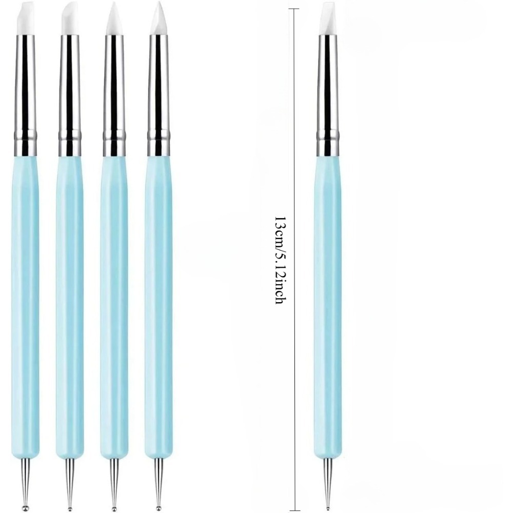 Kit de Ferramentas de Silicone - Nail Fan Brush avaliação e preço