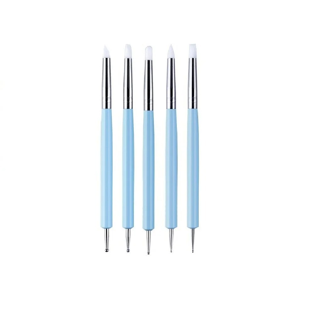 Kit de Ferramentas de Silicone - Nail Fan Brush avaliação e preço