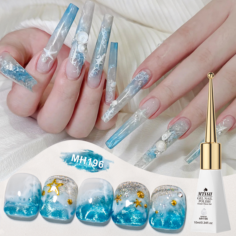 Gel de Unha Líquido Efeito Ond - Nail Art One Stroke avaliação e preço