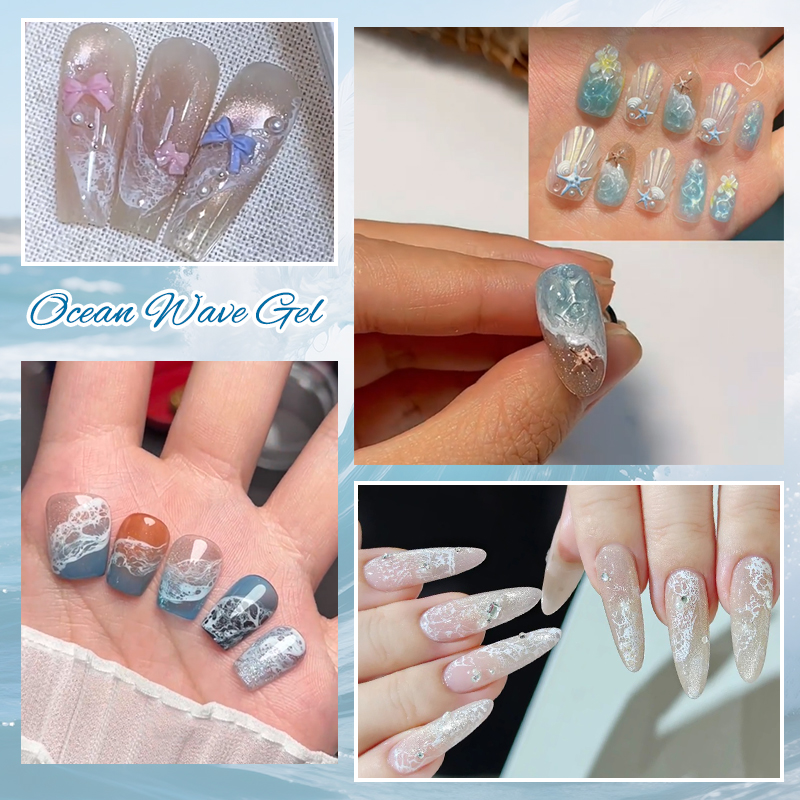 Gel de Unha Líquido Efeito Ond - Nail Art One Stroke avaliação e preço