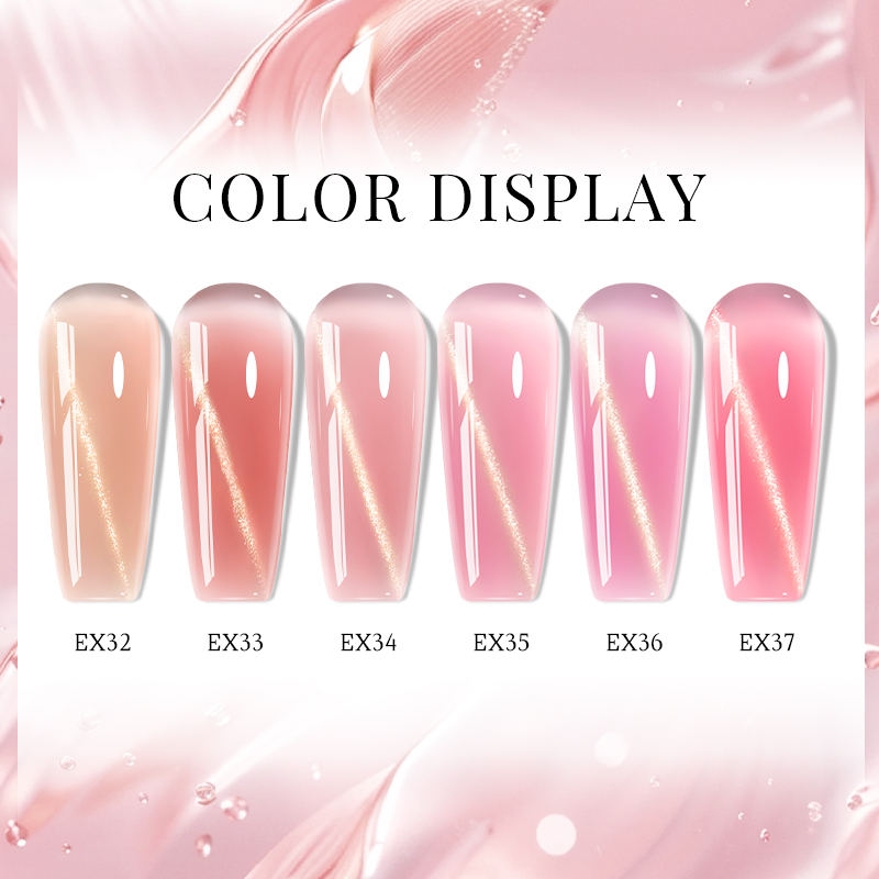 Gel de extensão de unhas magné - Nail Art Extension Cat Eye avaliação e preço