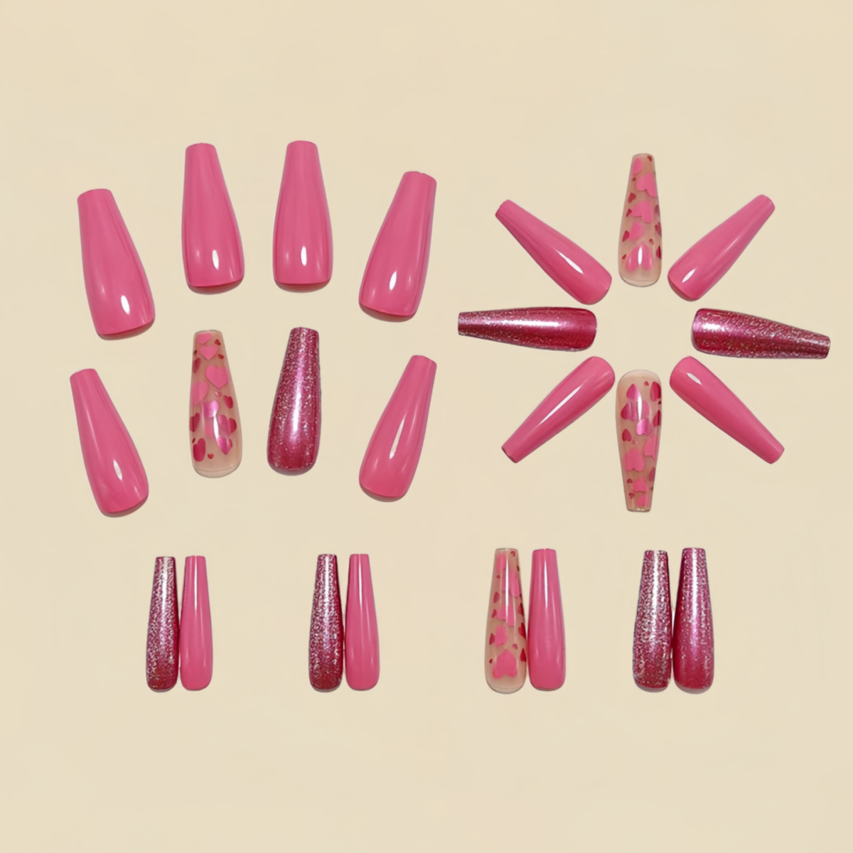 Unhas postiças médias e longas - Nail Art Wedding avaliação e preço