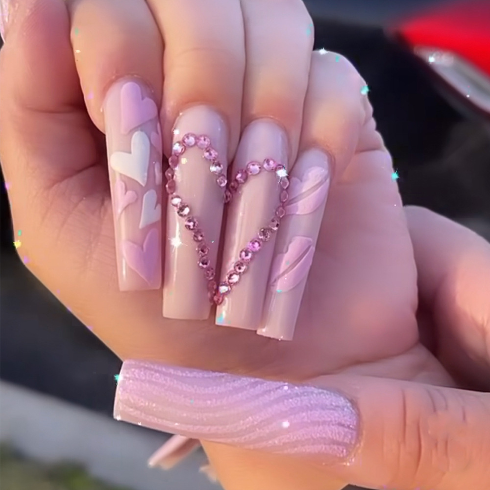 Unhas postiças médias e longas - Nail Art Wedding avaliação e preço