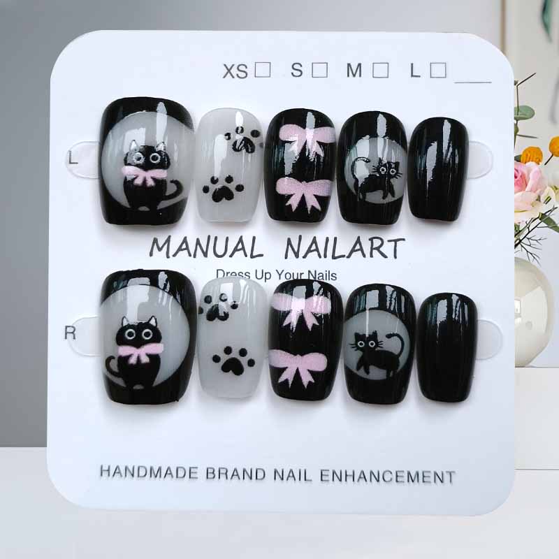 10 pçs bonito dos desenhos ani - Nail Art Eye Cat avaliação e preço