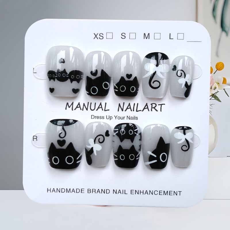 10 pçs bonito dos desenhos ani - Nail Art Eye Cat avaliação e preço