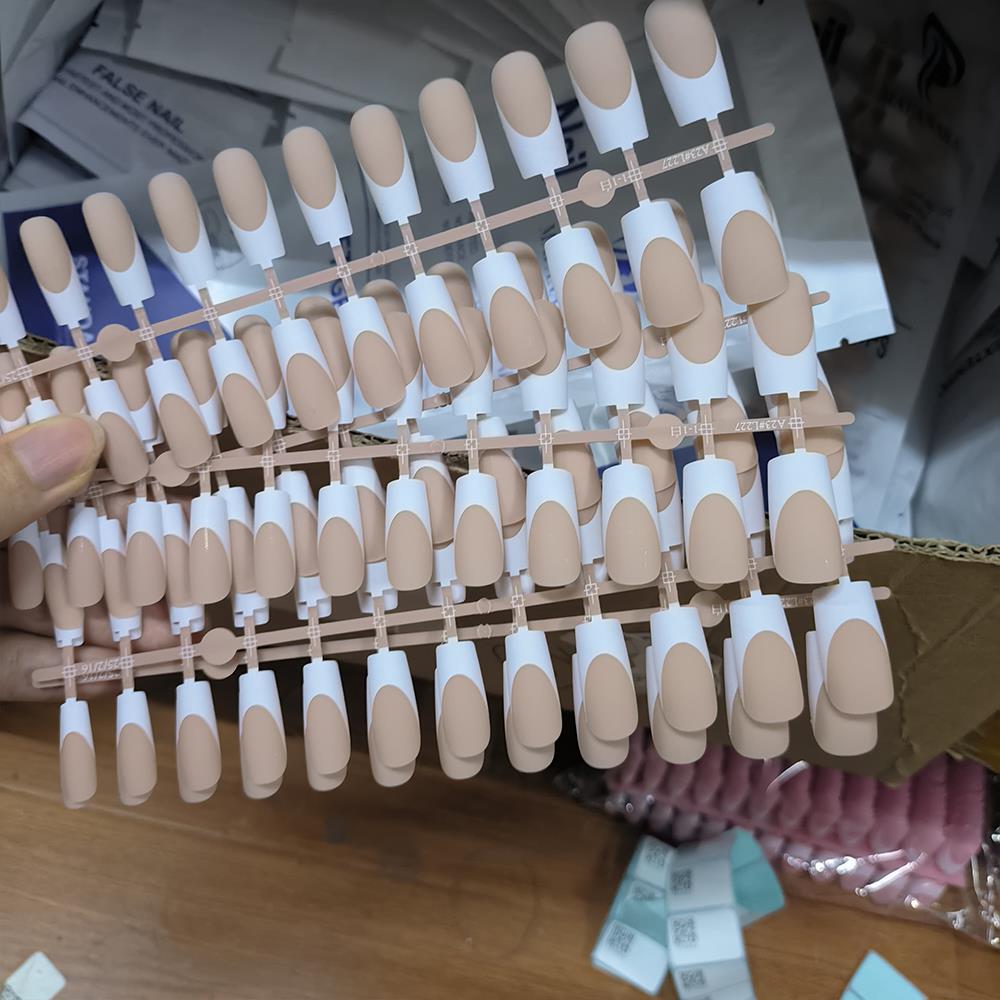 120 pçs nude francês unhas fal - Nail Art Wedding avaliação e preço